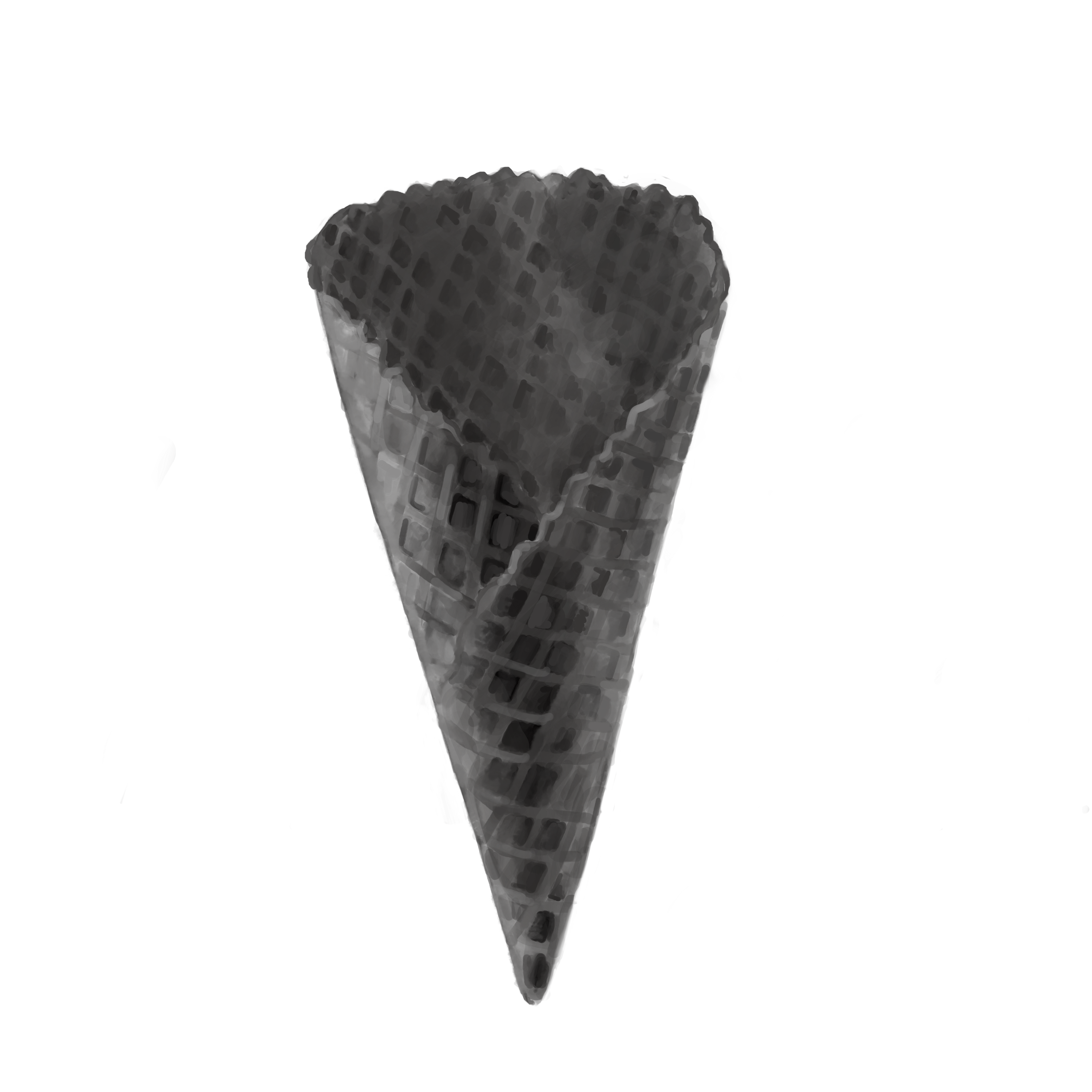 Black_Waffle_Cone